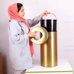 سطل اداری 30 لیتری مدل MA-520 GOLD - طلایی