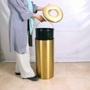 سطل اداری 30 لیتری مدل MA-520 GOLD - طلایی