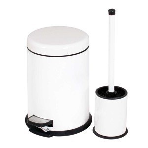 سطل و برس 3 لیتری تمام سفید-CE380