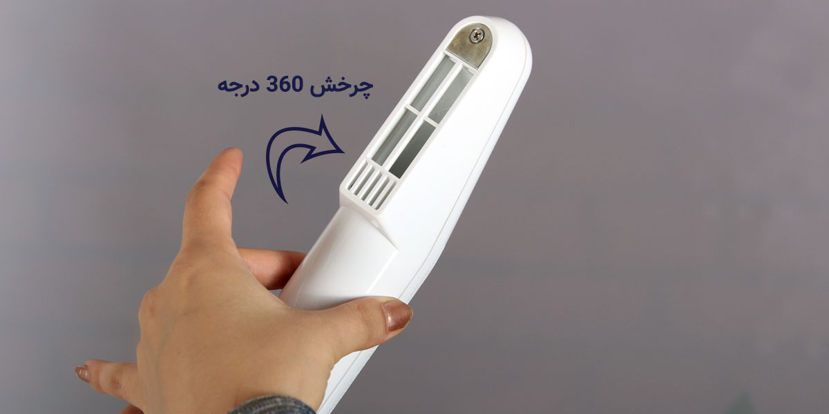 سشوار دیواری با چرخش 360 درجه