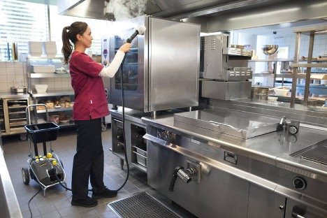 Industrial cleaning supplies and equipment for catering