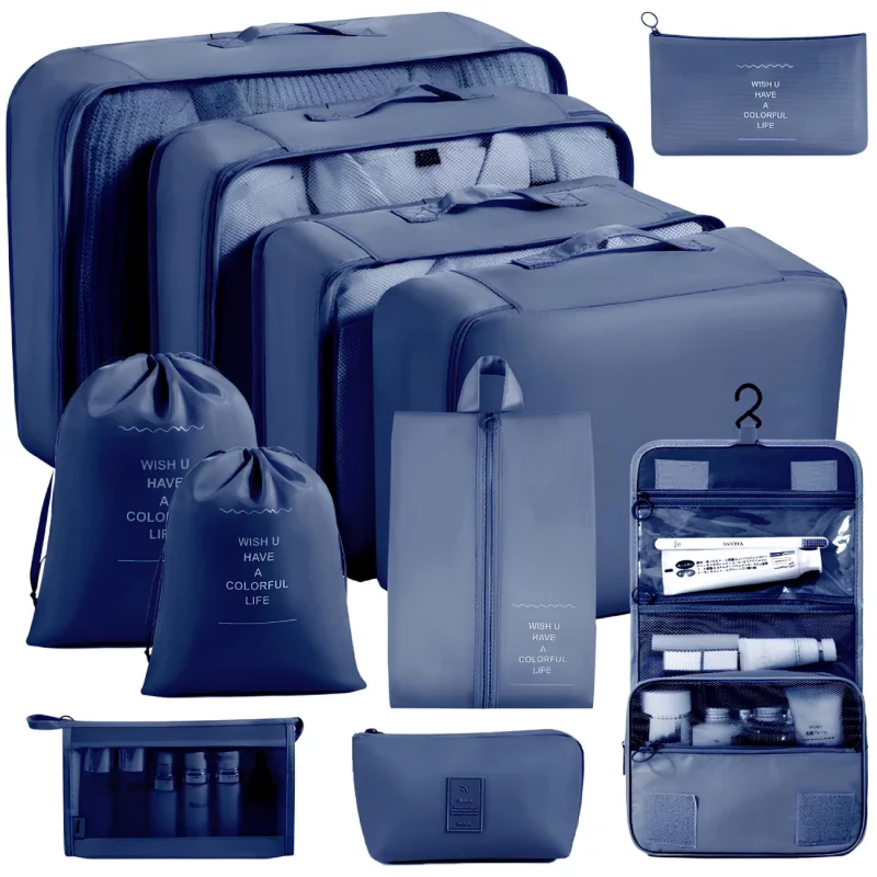 پک کیف نظم دهنده چمدان و ساک ضدآب مسافرتی (11 تکه) برلیانس large