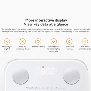 ترازو هوشمند شیائومی Xiaomi Mijia Body Composition Scale S400