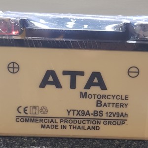 باتری موتور سیکلت آتا ۱۲ ولت 9  آمپر کوتاه