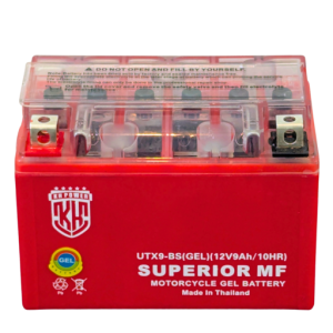 باتری موتور سیکلت کی اچ پاور 12 ولت 9 آمپر پهن کوتاه