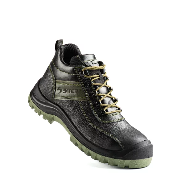 پوتین ایمنی ساتر مدل ولف پلاس مشکی سبز