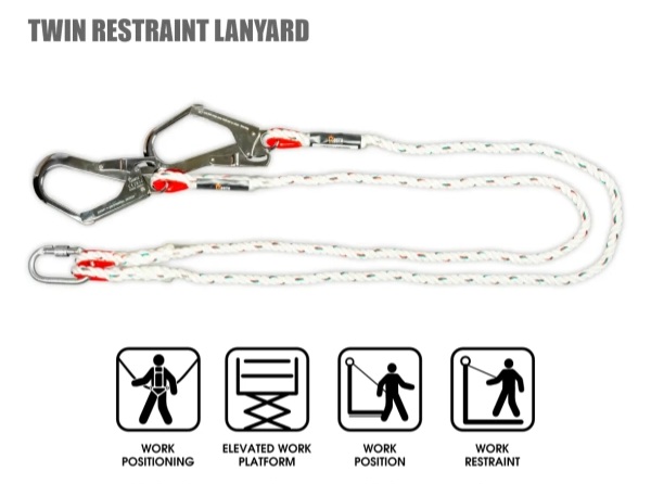 لنیارد ایمنی دو قلاب کاستا مدل KOSTA 300004T