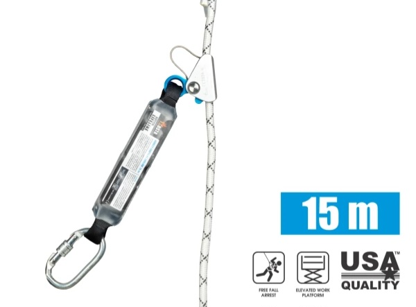 لایف لاین عمودی 15 متری کاستا مدل KOSTA KO3211A15