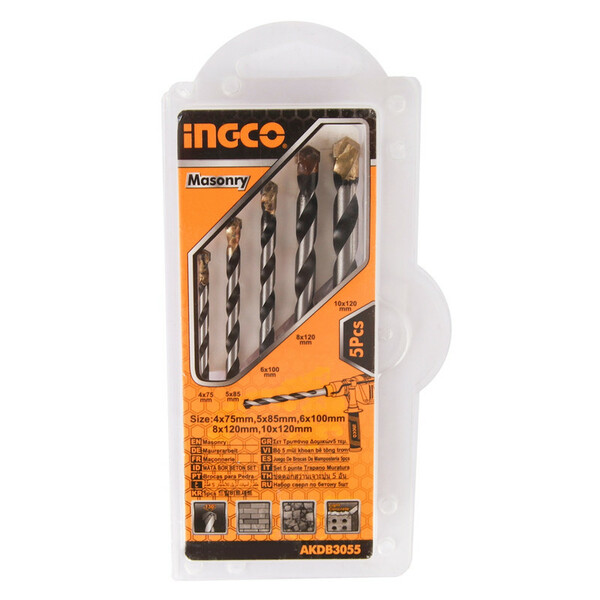 مجموعه 5 عددی مته الماسه اینکو مدل 3055