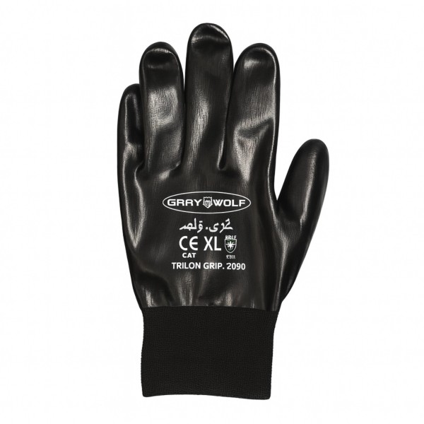 دستکش نیتریل گری ولف مدل gray wolf TRILON GRIP 2090