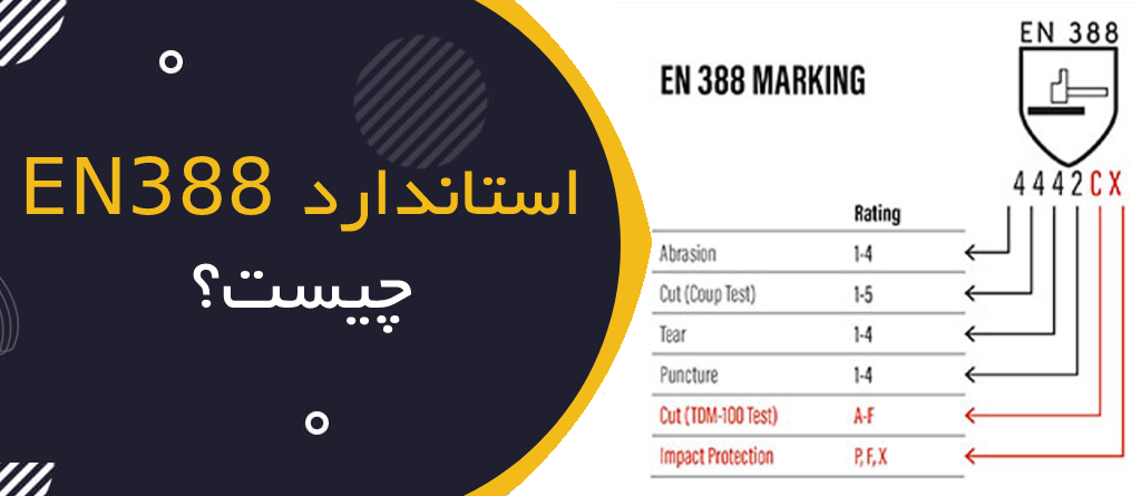 استاندارد EN 388 چیست؟ | راهنمای کامل دستکش‌های ایمنی در برابر خطرات مکانیکی