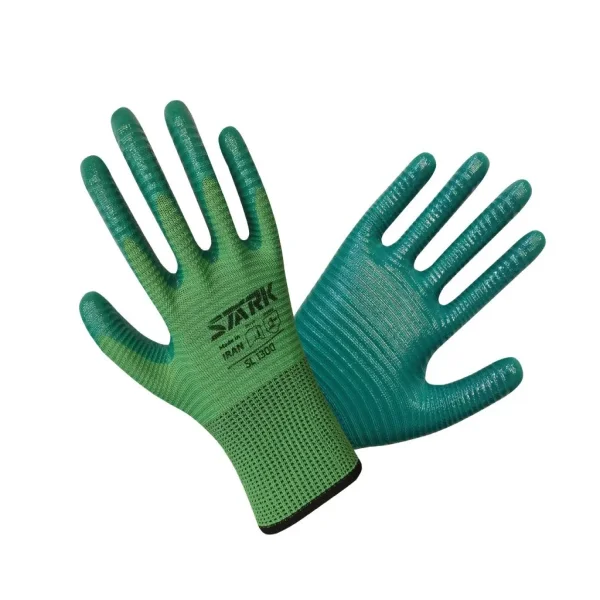 دستکش کف نیتریل شیاری STARK