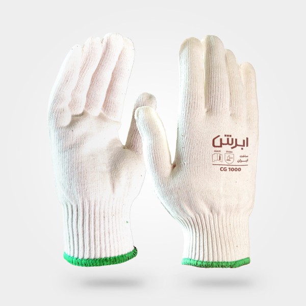 دستکش نخی پنبه ای ابرش مدل CG1000