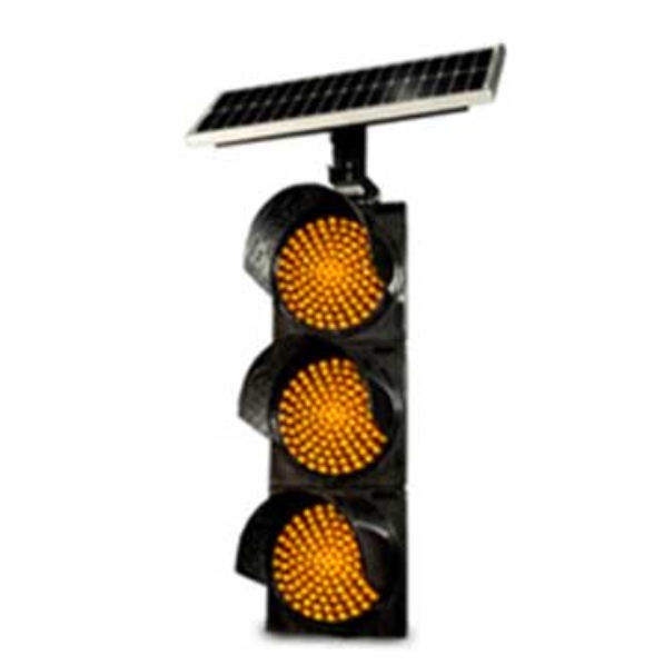 چراغ راهنمایی سولار ال ای دی سه خانه