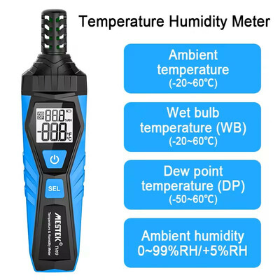 دماسنج و رطوبت سنج دیجیتالی مستک مدل TH10
