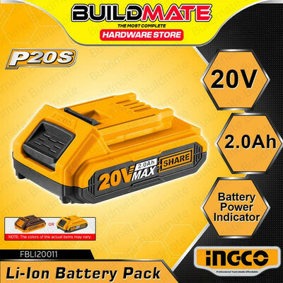 باطری شارژی 20 ولت 2  آمپر اینکو مدل  FB-LI-20011