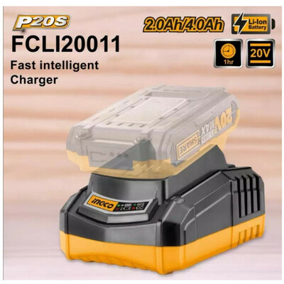 شارژر باتری 20 ولت 2 آمپر اینکو مدل FCLI-2001-20v-2.0Ah