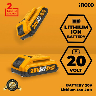 باتری شارژی 20 ولت 2 آمپر اینکو مدل FBLI20011-20v-2.0Ah