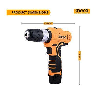 دریل پیچ گوشتی چکشی شارژی اینکو مدل CIDLI12328-12V