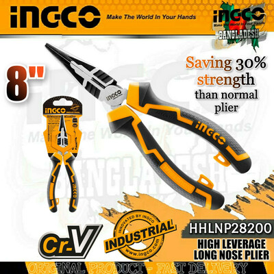 انبر دم باریک اینکو مدل HHLNP-28200 سایز 8 اینچ