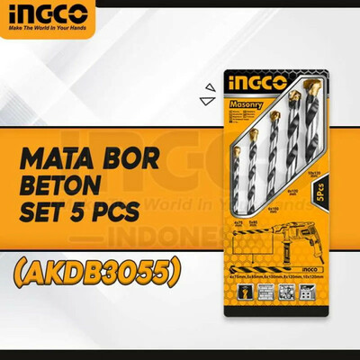 مته الماسه اینکو مدل AKDB3055 مجموعه 5 عددی