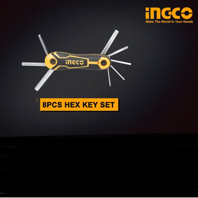 آچار آلن شش گوش اینکو مدل HHK-14081 مجموعه 8 عددی