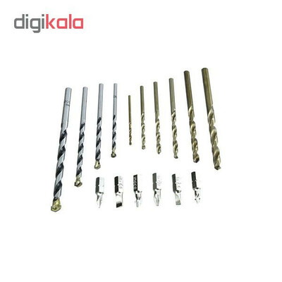 مجموعه 16 عددی مته آهن اینکو مدل AKSDB9165