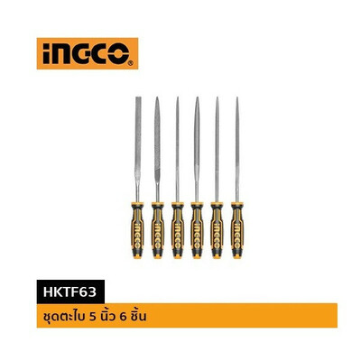 سوهان مینیاتوری اینکو مدل HKTF-63 مجموعه 6 عددی