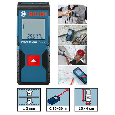 متر لیزری بوش مدل GLM 30