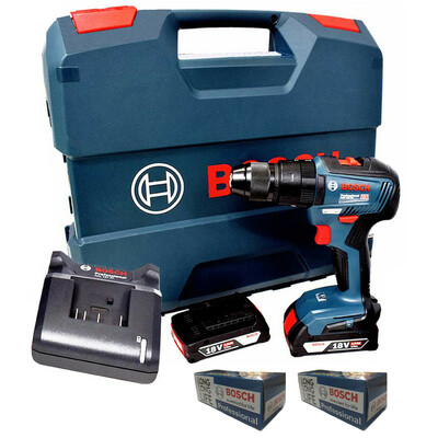 پیچ گوشتی شارژی چکشی بوش مدل GSB 18 V 50Extra brushless