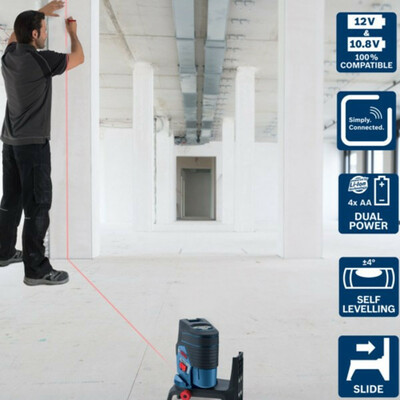 تراز لیزری بوش مدل GCL 2-50 C +BT150