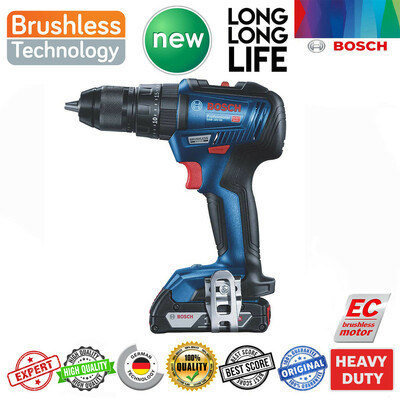 دریل شارژی چکشی بوش مدل GSB 18V-50 EC Motor + 3 Extra