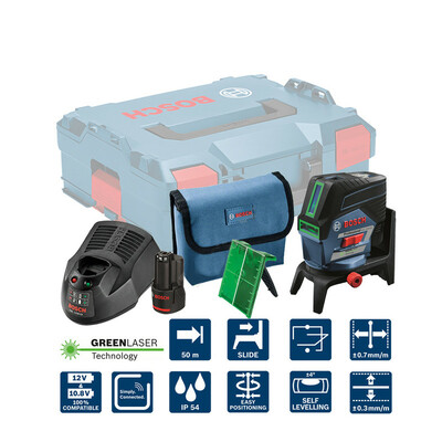 تراز لیزری بوش مدل GCL 2-50 CG L-BOXX