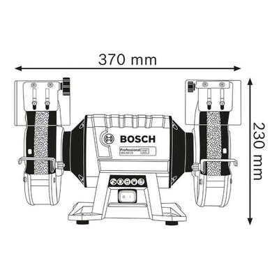 سنگ رومیزی بوش مدل GBG 60-20 + 2 Extra