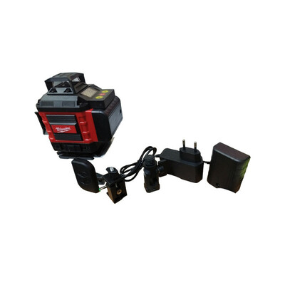 تراز لیزری میلواکی مدل 4 بعدی نور سبز کدHR3052 4D 16 Lines Box