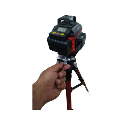 تراز لیزری میلواکی مدل 4 بعدی نور سبز کدHR3052 4D 16 Lines Box
