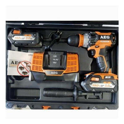 دریل پیچ گوشتی چکشی آاگ مدل BSB PRO 18CBL LI-502C