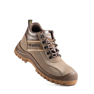 پوتین ایمنی ساتر مدل ولف پلاس نابوک قهوه ای