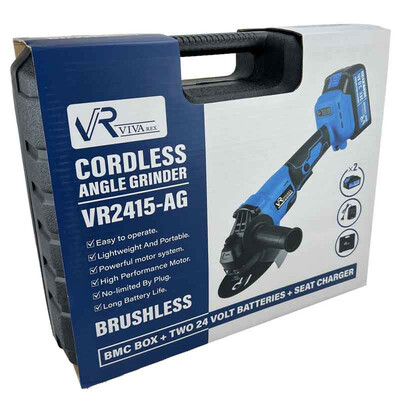مینی فرز شارژی 115 میلیمتری 24 ولت ویوارکس مدل VR2415AG NEW