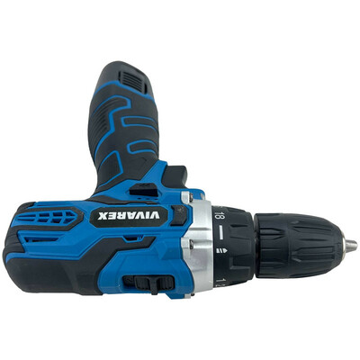 دریل پیچ گوشتی شارژی ویوارکس مدل VR12V-2A-BLUE مجموعه 28 عددی