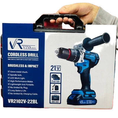 دریل پیچ گوشتی شارژی ویوارکس مدل VR2102V-22BL