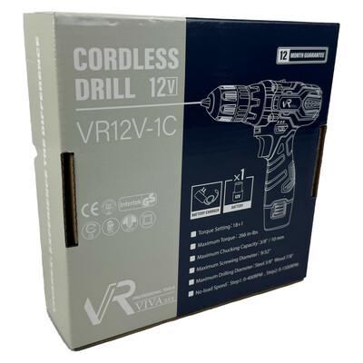 دریل پیچ گوشتی شارژی ویوارکس مدل VR12V-1C