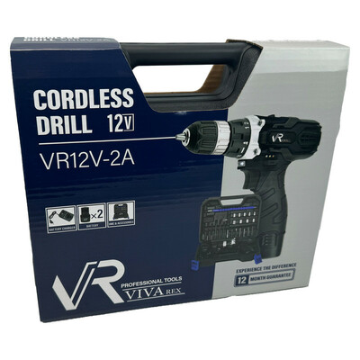 مجموعه 28‌ عددی دریل پیچ گوشتی شارژی ویوارکس مدل VR12V-2A