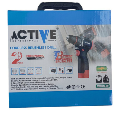 دریل شارژی اکتیو تولز مدل AC-3516BL