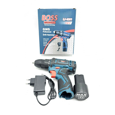 پیچ گوشتی شارژی باس مدل 18V