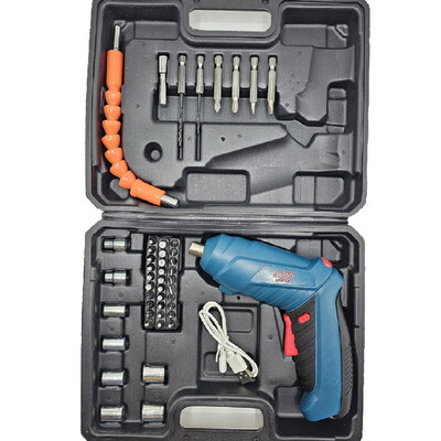 دریل پیچ گوشتی شارژی باس مدل LIFE_STYLE کد 4.2 مجموعه 47 عددی