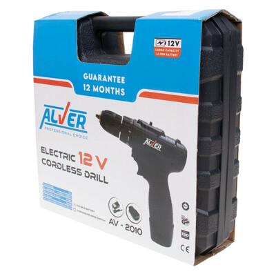 دریل پیچ گوشتی آلور مدل AV-2010-12V