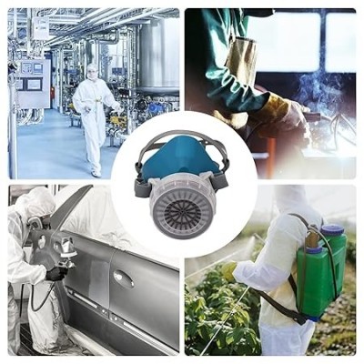 ماسک نیم صورت ولتکس همرا ه فیلتر A1 مدل Voultex Single filter mask