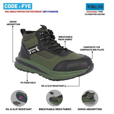 کفش ایمنی ورک لند مدل مهندسی اسپرت کد FYE