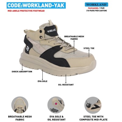 کفش ایمنی ورک لند مدل مهندسی اسپرت کد SHY